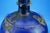 Cobalt Blue Scavo Glass Bottle Vase attributed to Mario Pinzon for Seguso, Italy, 1960s For Sale - Image 12 of 17