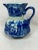 Traditional Vintage Ironstone Blue & White Pitcher For Sale - Image 3 of 11