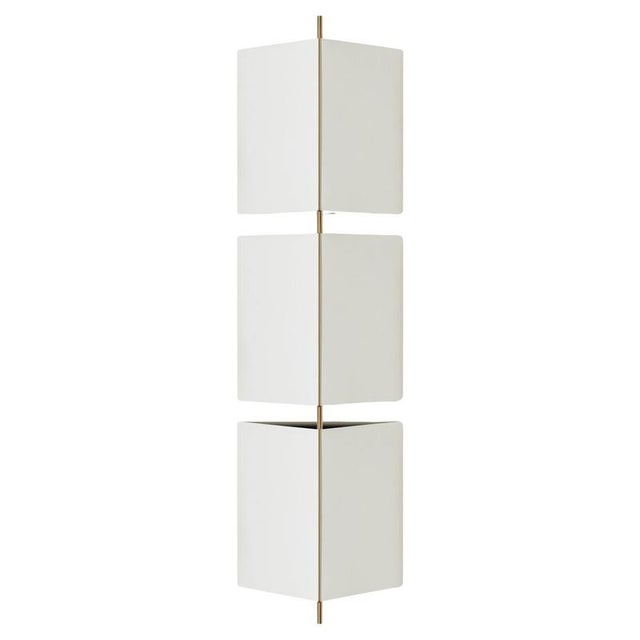 3T09 Bronze Structure and Ivory Fabric Wall Lamp by Neri & Hu for Cassina For Sale - Image 10 of 10