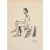 1940s After Pablo Picasso "Seated Man", First Edition Period Swiss Print For Sale - Image 11 of 11