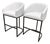 Restoration Hardware Emery Bar Stools, Pair For Sale