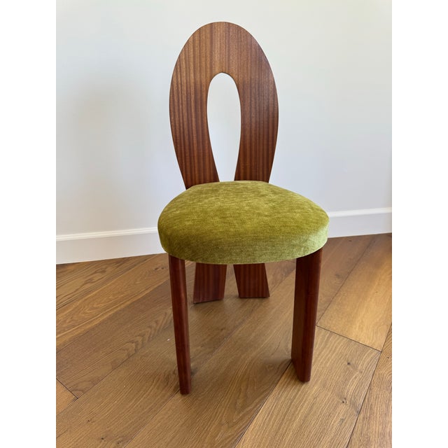 Mid-Century Modern 10 Giancarlo Valle Fin Dining Chairs For Sale - Image 3 of 7
