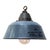 Vintage Industrial Pendant Light in Grey Enamel, Cast Iron and Clear Glass For Sale - Image 5 of 5