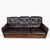 Brutalist Vintage Saddleback Brown Leather Three-Seater Sofa from G Plan For Sale - Image 3 of 7