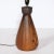 Mid-Century Modernist Ceramic Table Lamp in Graphite and Red Iron Oxide Glaze For Sale - Image 4 of 12