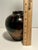 1991 Vintage Studio Art Pottery Drip Copper Glaze Ceramic Vase Signed 5" For Sale In Los Angeles - Image 6 of 7