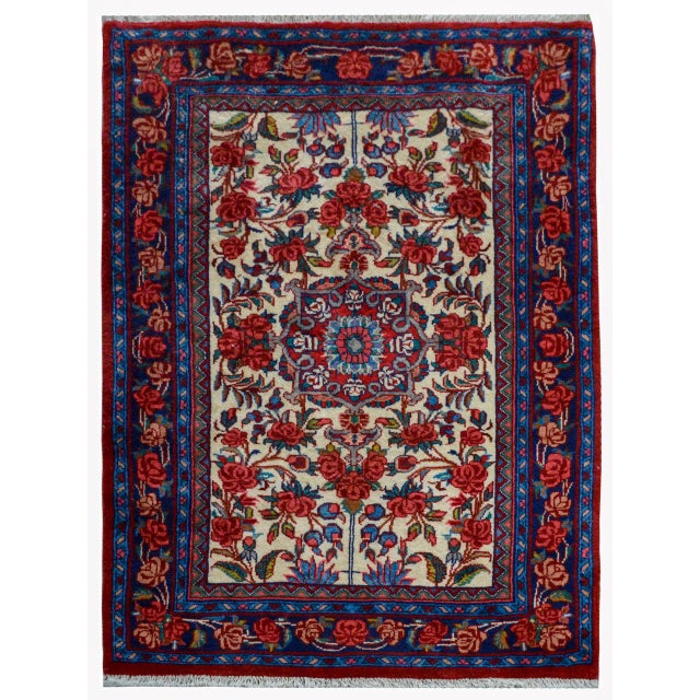 Vintage Persian Bidjar Rug For Sale - Image 10 of 10