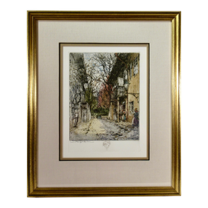 Luigi Kasimir Schubert'S Birthplace, Vienna, Austria C. 1925 Original Print
