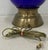 Archimede Seguso Archimede Seguso Cobalt Blue Glass Lamp C.1960 For Sale - Image 4 of 6