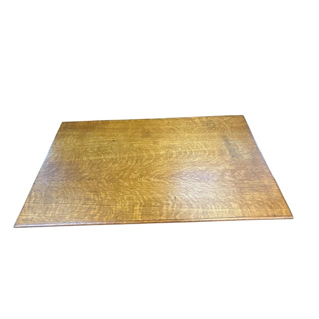 Wood Early 1900s Memorial Communion Table Presented to Rev. Samuel R McClain, Bethlehem Missionary Baptist Church For Sale - Image 7 of 8