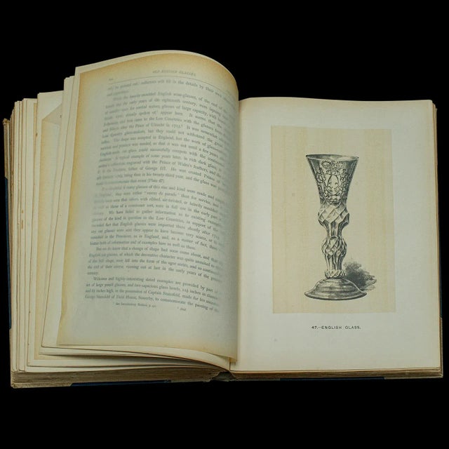 1897's Victorian Antique Reference Book Old English Glasses For Sale - Image 12 of 12
