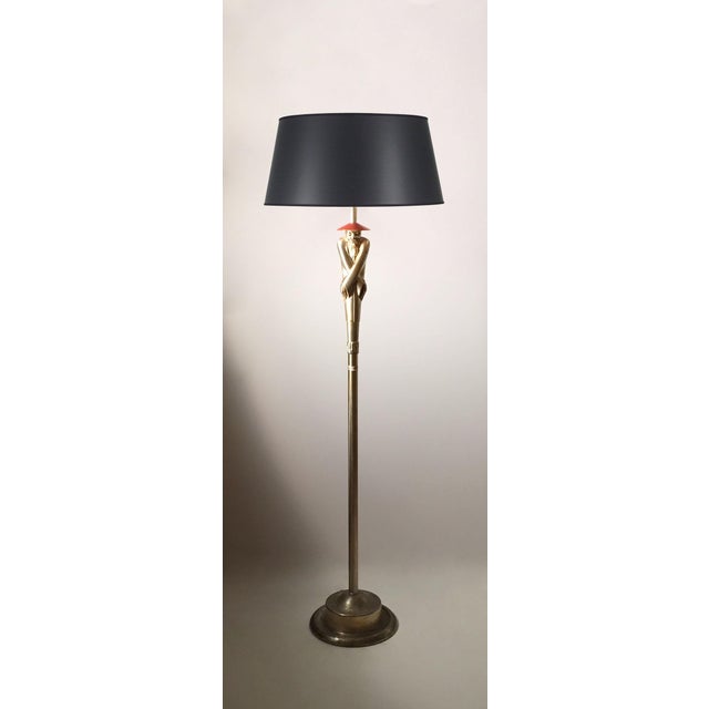 Pair of Vintage Deco Viktor Schreckengost Chinoiserie Floor Lamps A really nice period example of this stylized...