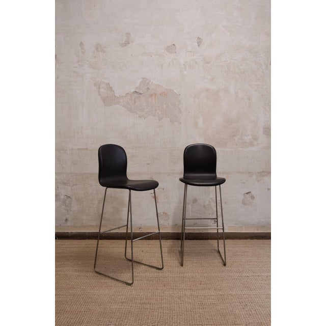 Modern Tate Bar Stools by Jasper Morrison for Cappellini, Set of 6 For Sale - Image 3 of 7