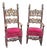 Antique Italian Throne Chairs, Set of 2 For Sale