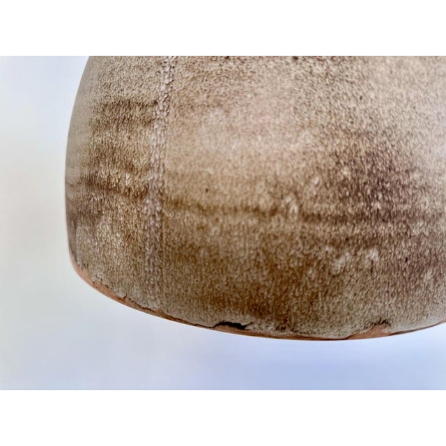 Large Brutalist Studio Ceramic Art Hanging Lamp with Cascading Ceramic Spheres attributed to Bücking-Börnsen, Germany, 1960s For Sale - Image 17 of 18