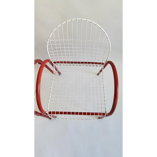 Wire Chairs from Meblo, Italy, 1970s, Set of 2 For Sale - Image 6 of 14