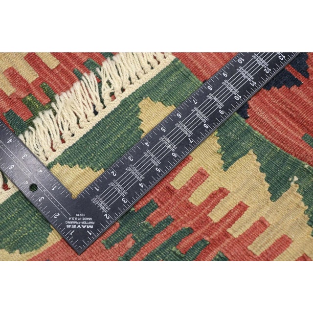 Late 20th Century Vintage Persian Shiraz Kilim Rug - 02'01 X 02'11 For Sale - Image 5 of 9