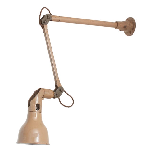 Articulating Wall Light from Mek Elek, 1930s For Sale