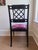 Wood Set of 4 Chinoiserie Dining Game Chairs With Scalamandré Tigre Upholstered Seats For Sale - Image 7 of 9