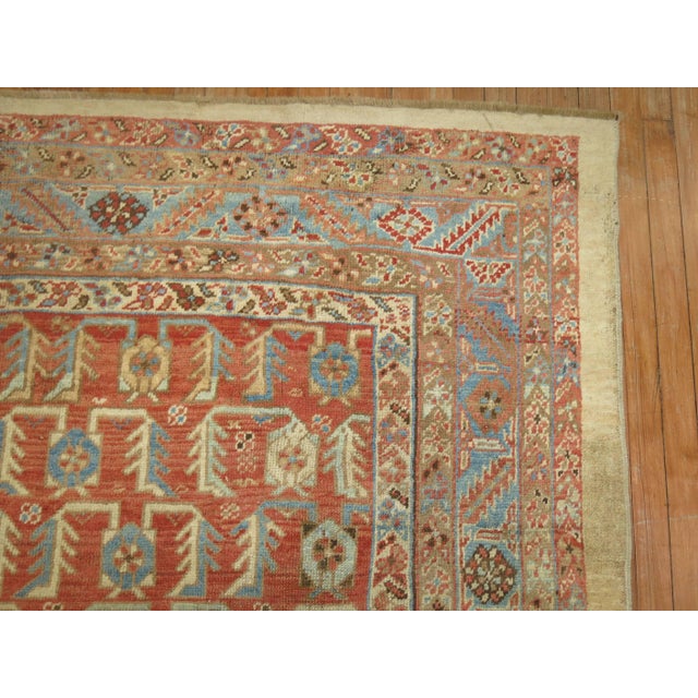 Antique Persian Bakshaish Rug - 7'9" x 9'8" For Sale - Image 17 of 18