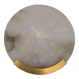 Visual Comfort Contemporary Alabaster Wall Sconces - A Pair For Sale