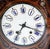 Late 19th Century 19th Century French Napoleon III Wall Clock, Enamel Face and Wood Marquetry For Sale - Image 5 of 10