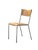 Swiss Bigla Stacking Chair in Beech For Sale