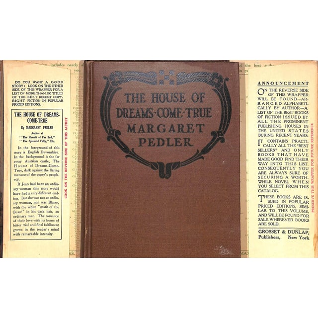 PEDLER, Margaret [331] pp. Grosset & Dunlap 1919 7 5/8" x 5 3/8" Set in Devon, an Austrian castle in the background, 2...