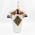 Interesting French modernist aluminum ice bucket or wine cooler. Specially designed for tall Alsace white wine bottles...