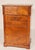 Antique Louis Philippe style, burl walnut, burl elm and beech wood washstand / vanity, 19th century. With a burl walnut...