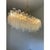 Italian Gold Rectangular Murano Glass Chandelier by Simoeng For Sale - Image 4 of 9