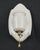 Ceramic Mid 20th Century Restored Traditional White Porcelain Wall Sconce For Sale - Image 7 of 8