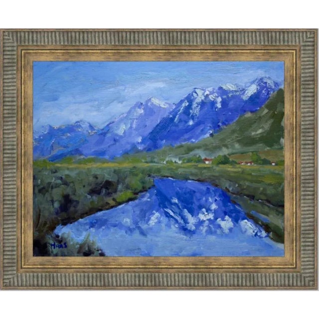 "Last Snow, River Fork Ranch" Contemporary Impressionist Style Nevada Landscape Oil Painting For Sale - Image 11 of 12