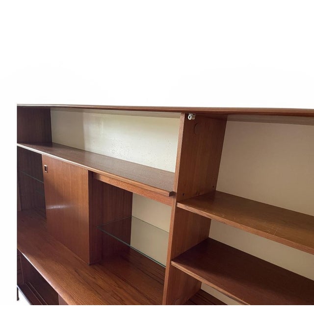 1960s Large Vintage Scandinavian Danish Teak Sideboard, 1960s For Sale - Image 5 of 12