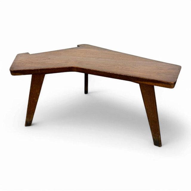 Wood Modernist Oak Coffee Table For Sale - Image 7 of 7