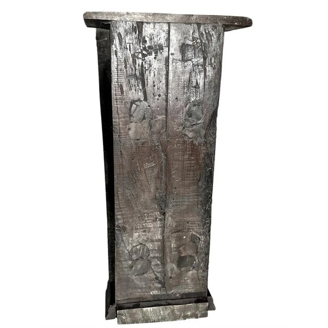 Heavily Carved Mexican Pedestal or Plant Stand For Sale - Image 4 of 7