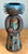 Vintage Hand Painted Ceramic Figurine Candlestick For Sale - Image 9 of 12