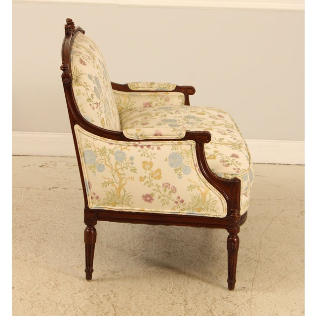 1970s Meyer Gunther French Louis XVI Upholstered Loveseat For Sale - Image 5 of 18