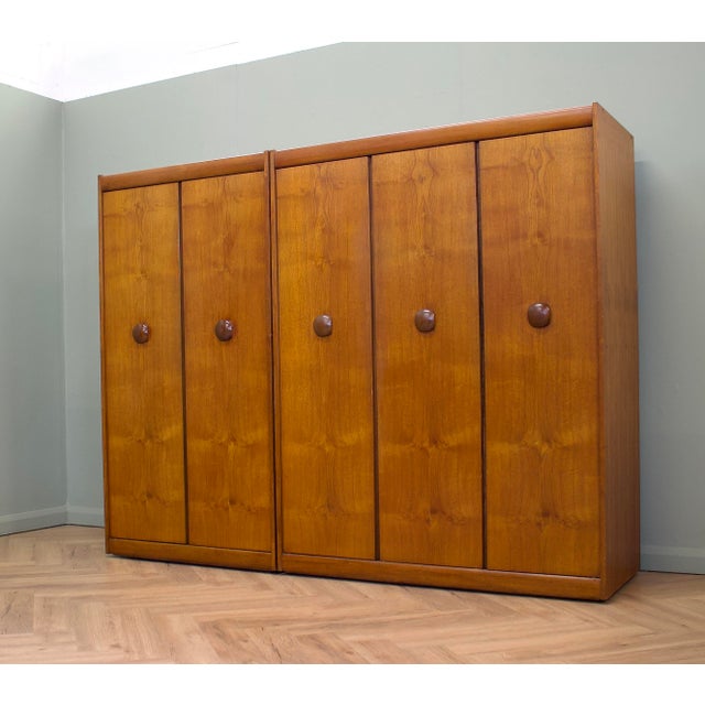 Wood Vintage Teak Wardrobe from Elliots of Newbury, 1960s For Sale - Image 7 of 13