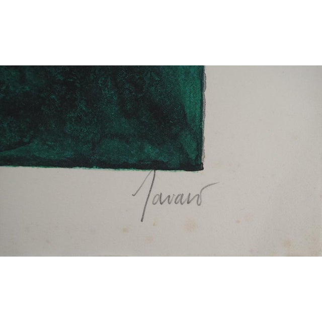 Albert Zavaro, Coucher de soleil en promenade, Lithograph For Sale - Image 8 of 9