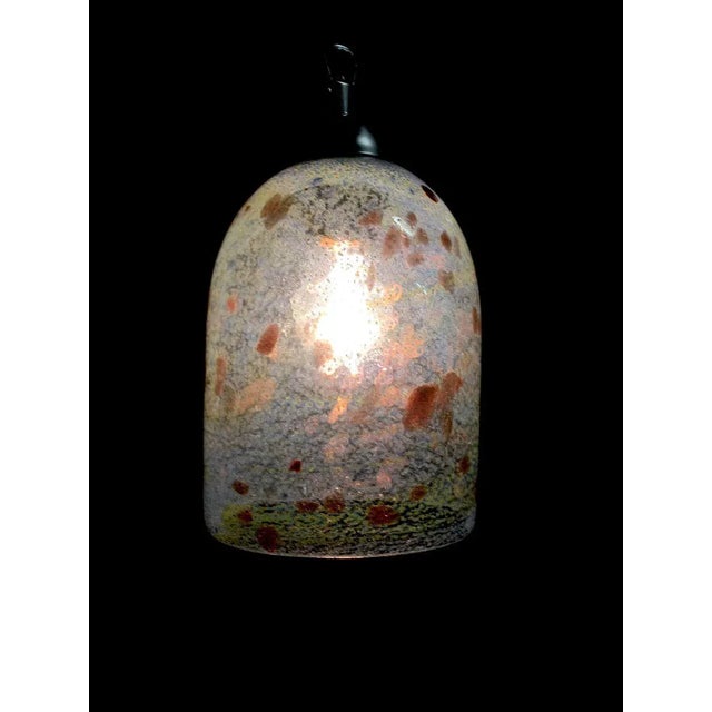 Venini Vintage Murano Glass Ceiling Lamps from Venini, Set of 2 For Sale - Image 4 of 7