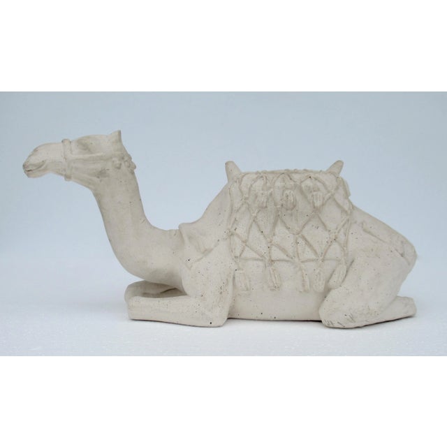 Vintage C1960's Cement Camel in Repose Sitting Position Decorative Accent And/Or Object For Sale In West Palm - Image 6 of 13