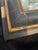 Vintage Checkered Wooden Frame Beveled Glass Mirror For Sale In Miami - Image 6 of 12