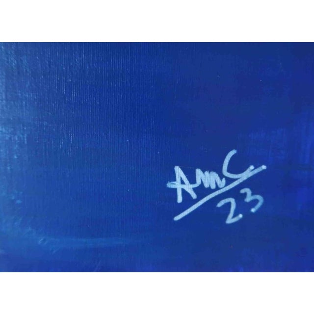 Contemporary Anna Maria Caboni, Sea, 2010s, Acrylic Painting For Sale - Image 3 of 4