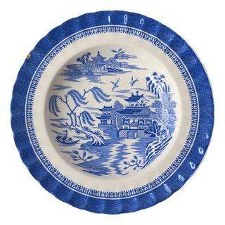 Copeland Chinoiserie Blue and White Bowls Plates, Late 19th Century - Set of 3 For Sale