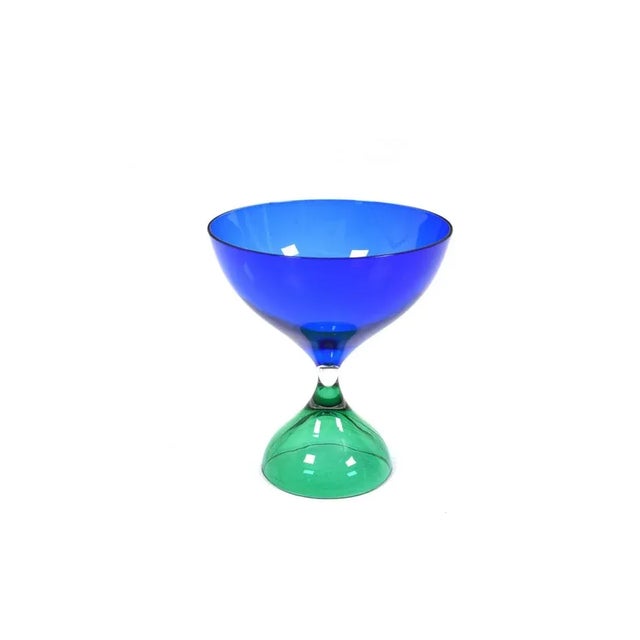 Blue Glass Bowl by Vicke Lindstrand for Kosta For Sale - Image 8 of 8