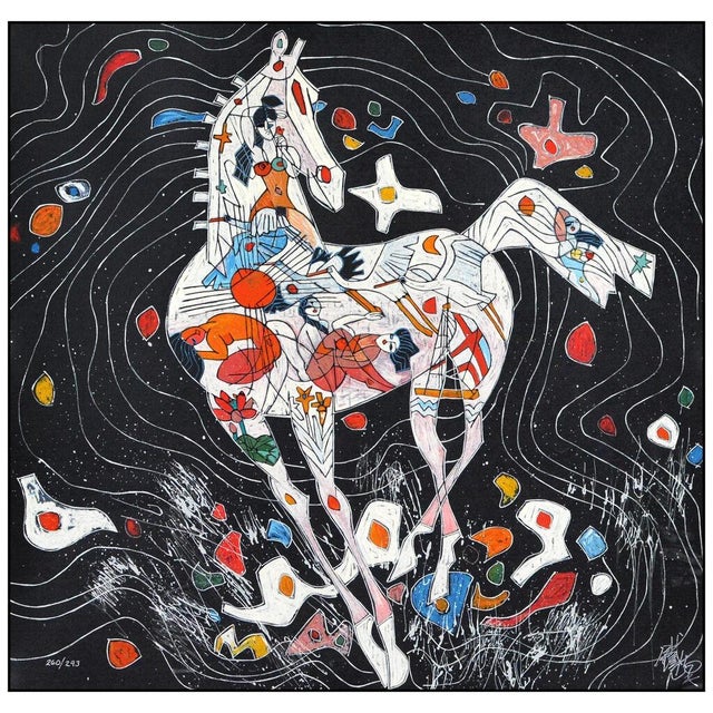 Contemporary 1980s Little Horse II, Jiang Tiefeng For Sale - Image 3 of 7