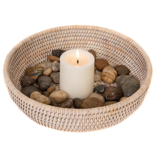 2020s Artifatcs Rattan Bowl For Sale - Image 5 of 6