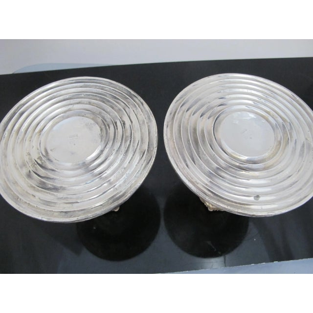 Wallace Weighted Sterling Silver Grande Baroque Ornate Candlestick Pair For Sale In Portland, OR - Image 6 of 8