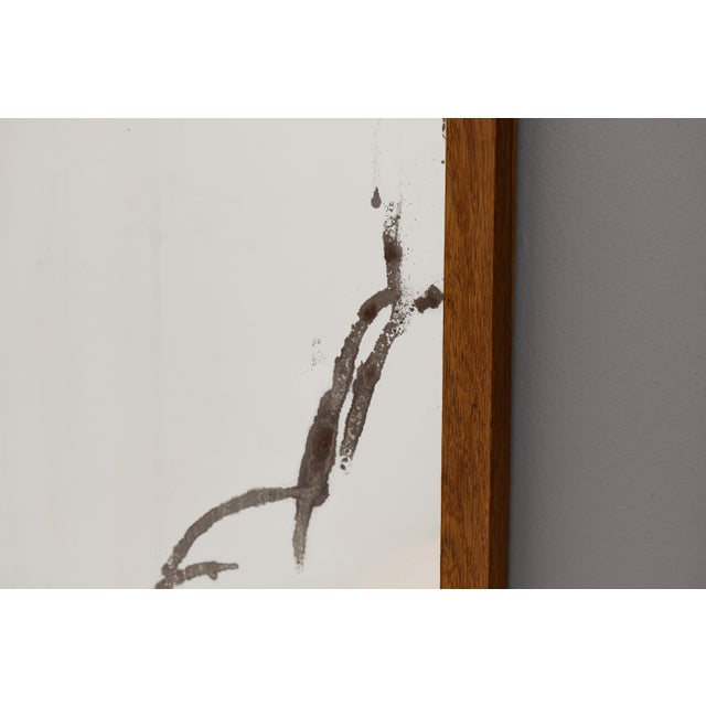 Mid-Century Modern Vintage Oak Framed Mirrors, 1950 For Sale - Image 3 of 7